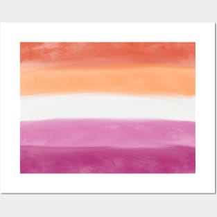 Lesbian flag Posters and Art
